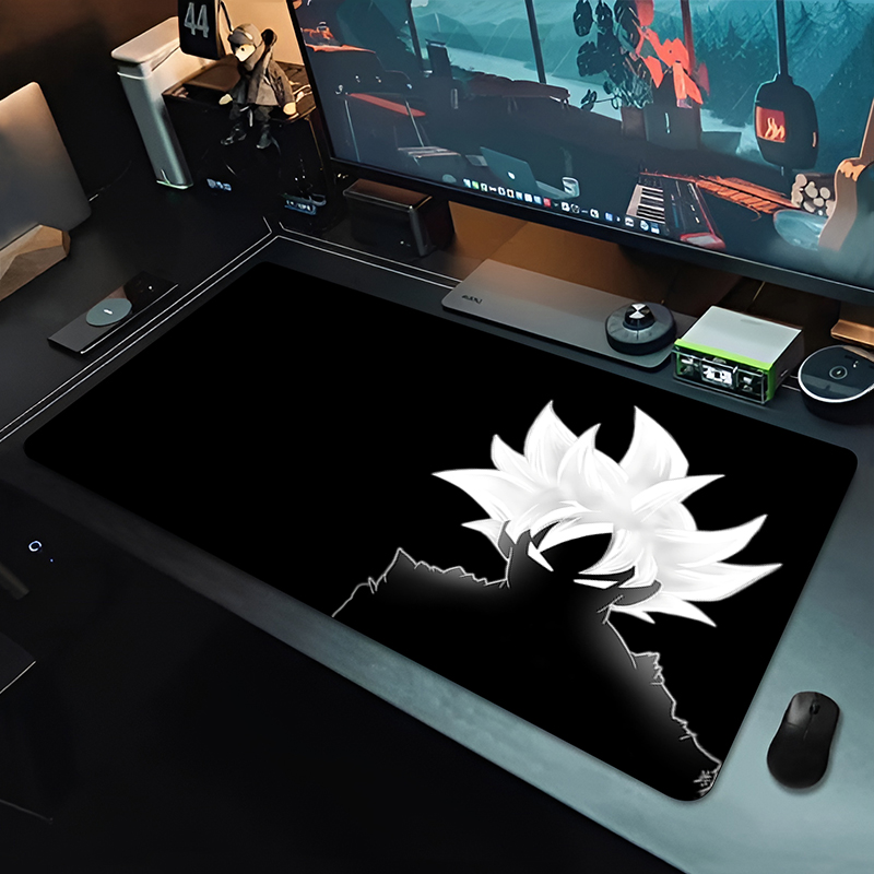 Esports Gaming Mice - DBZ Black Anime Mouse Pad Dragon
