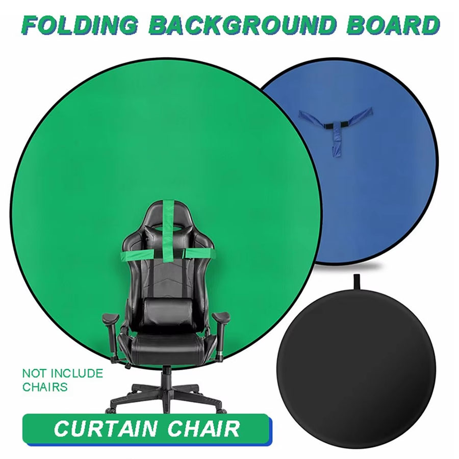 Green Screen Collapsible - Green Blue Double-Sided Screen Background Cloth