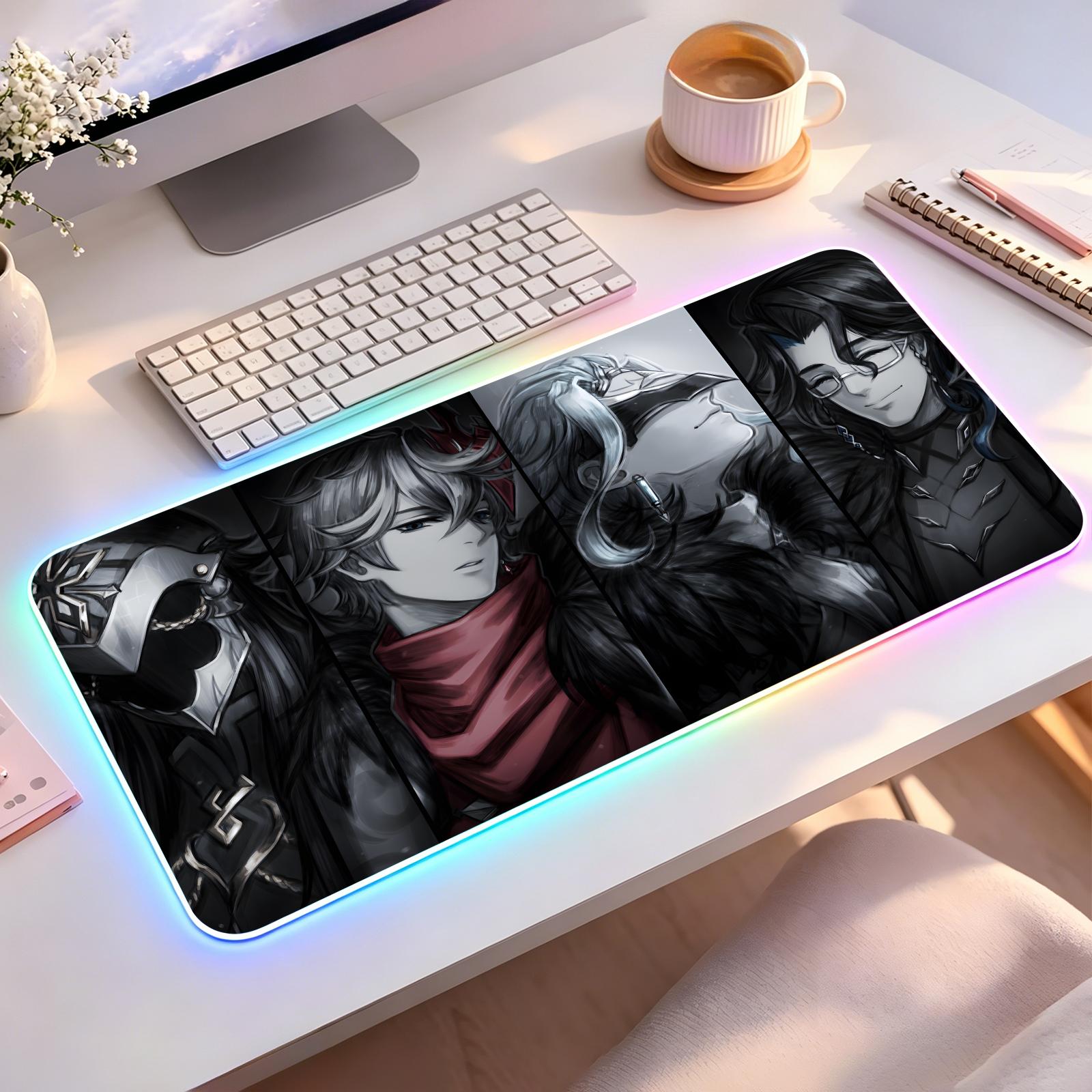 Mouse Pad Extended Rgb - Large RGB backlit esports gaming mouse
