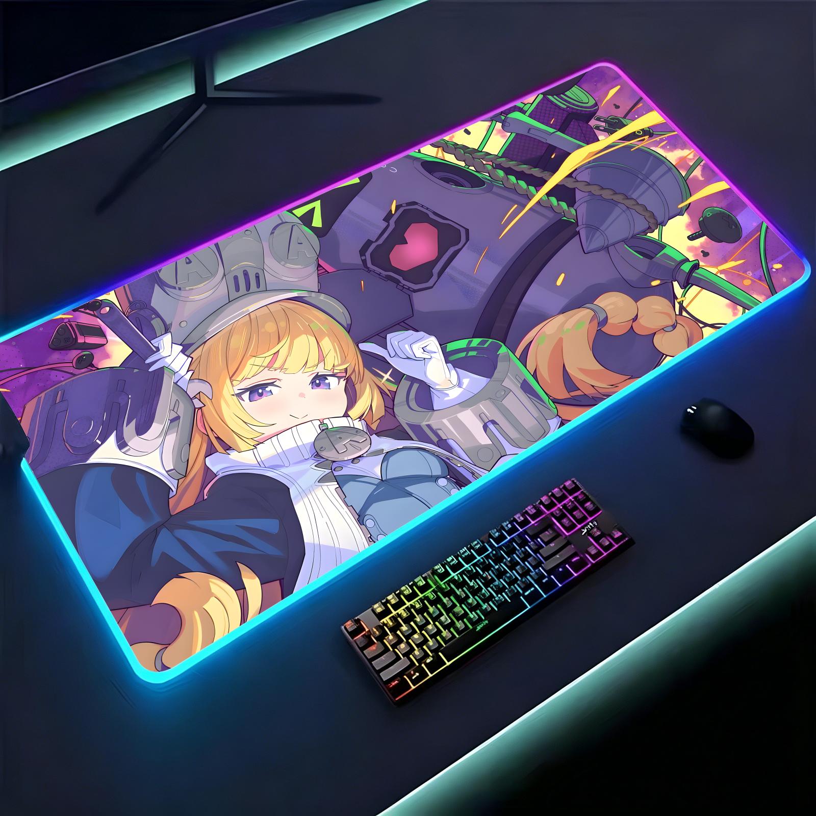 Mouse Pad Extended Rgb - Zenless Zone Zero Norma Hollowell RGB