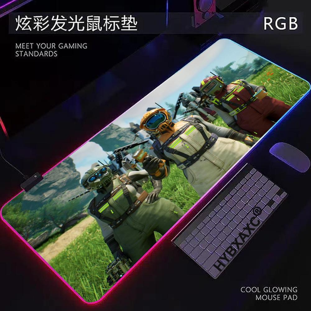 Mouse Pad Extended Rgb - RGB LED HD Satisfactory Mouse Pad