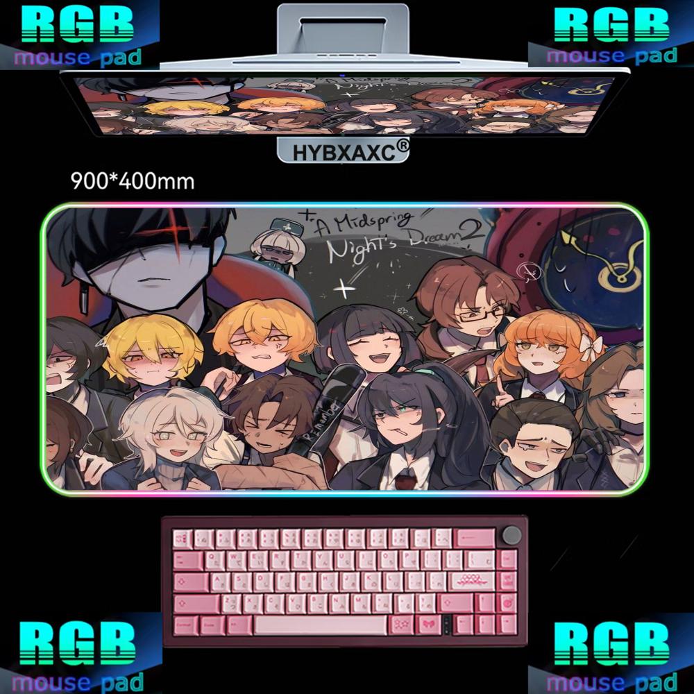 Mouse Pad Extended Rgb - Gaming Mouse Pad Limbus Company Anime