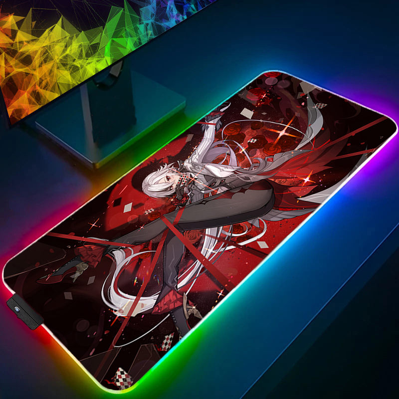 Mouse Pad Extended Rgb - Mouse Pad Gamer LED Computer Genshin