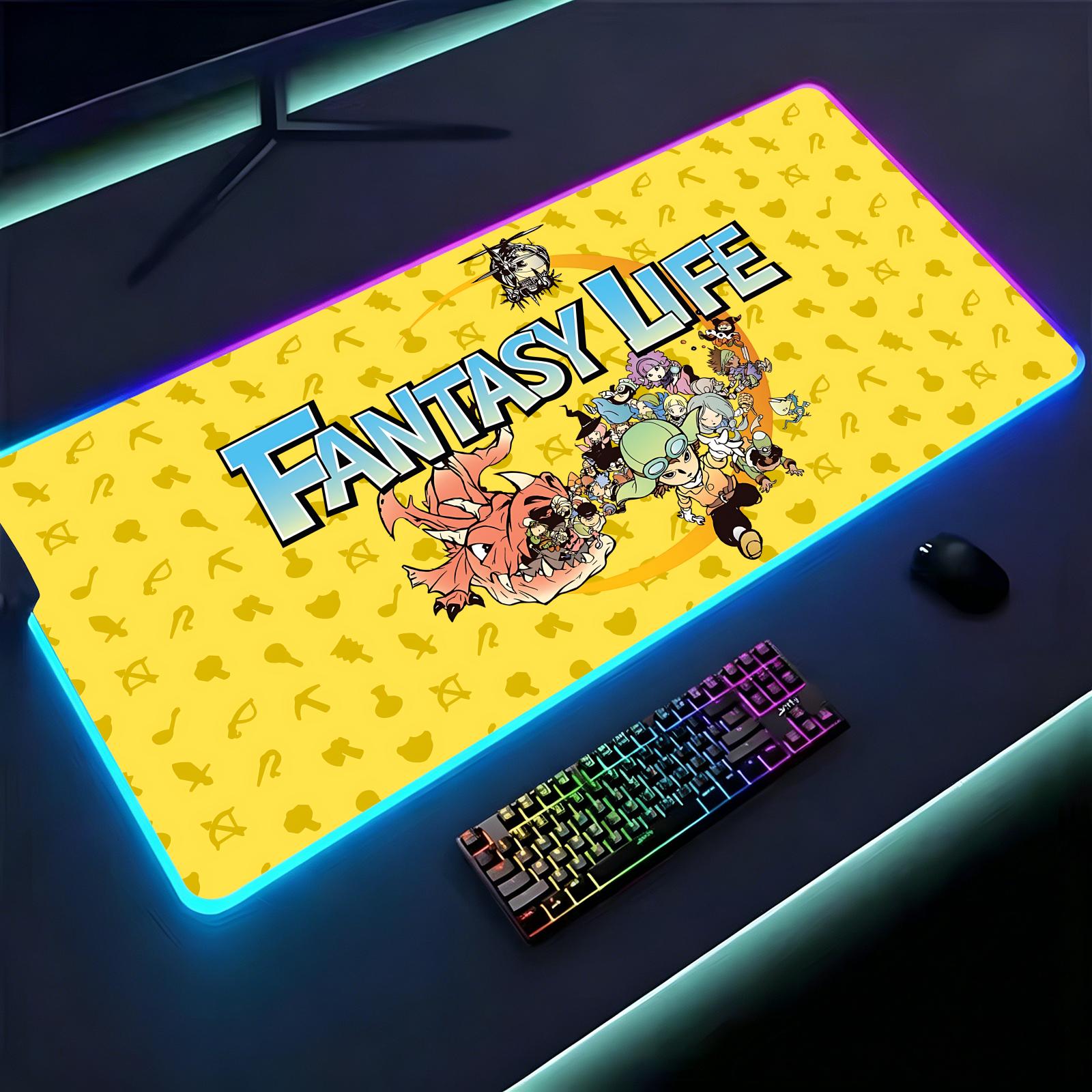 Mouse Pad Extended Rgb - Large RGB backlit esports gaming mouse