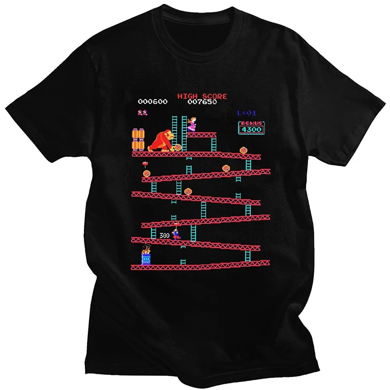 Esports Gaming T Shirt - Funny Donkey Kong T Shirt Men