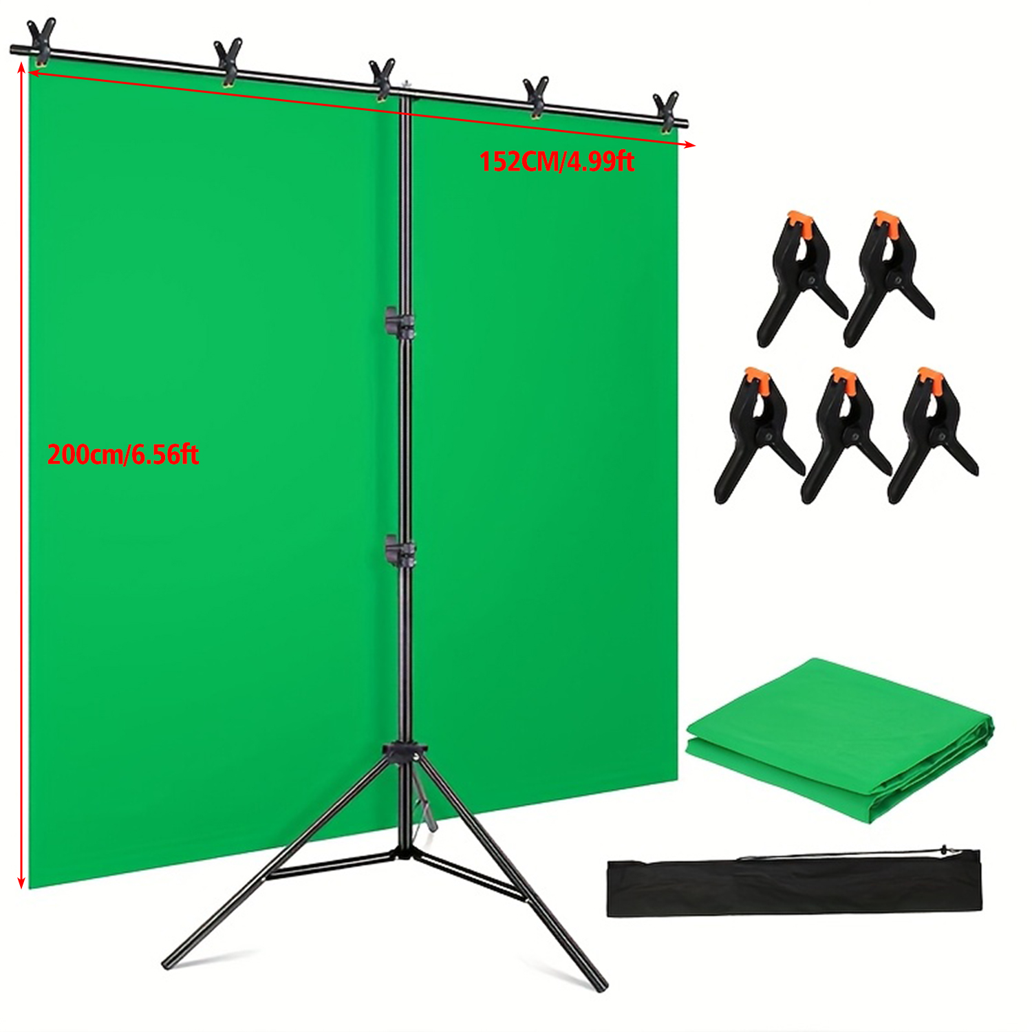 Green Screen Backdrop Kit with - Green Screen Collapsible 评论和价格