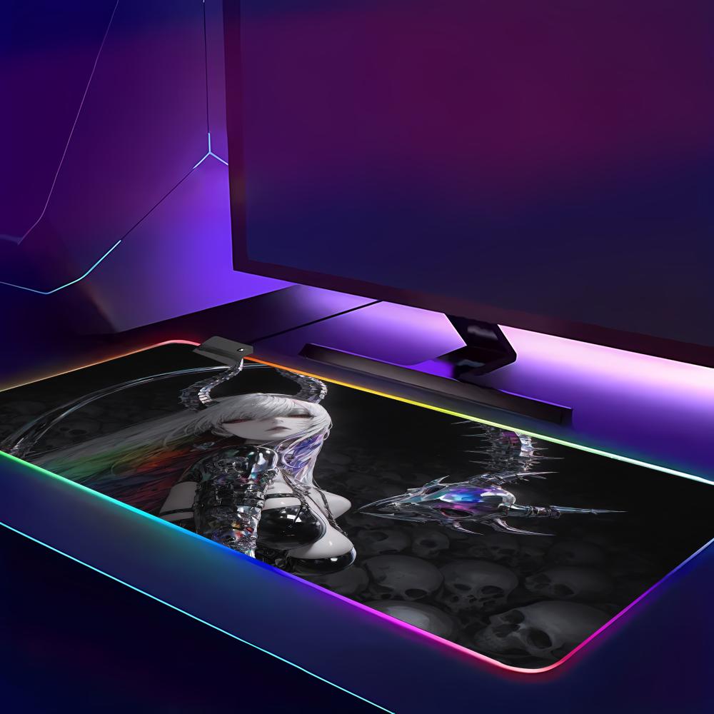 HYBXAXC Dark Goth Devil Elf An - Mouse Pad Extended Rgb 评论和价格