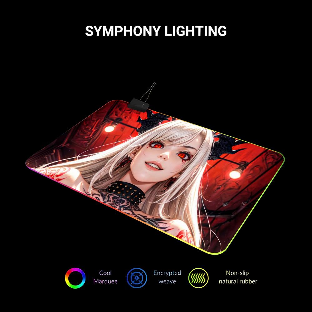HYBXAXC Dark Goth Devil Elf An - Mouse Pad Extended Rgb 评论和价格