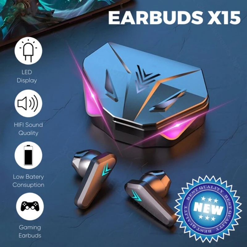 1PCS X15 TWS X15 Pro Wireless  - Esports Gaming Phone 评论和价格