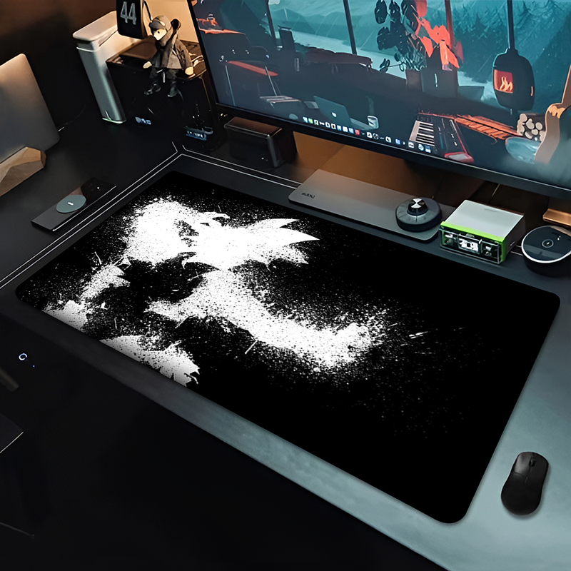 DBZ Black Anime Mouse Pad Drag - Esports Gaming Mice 评论和价格