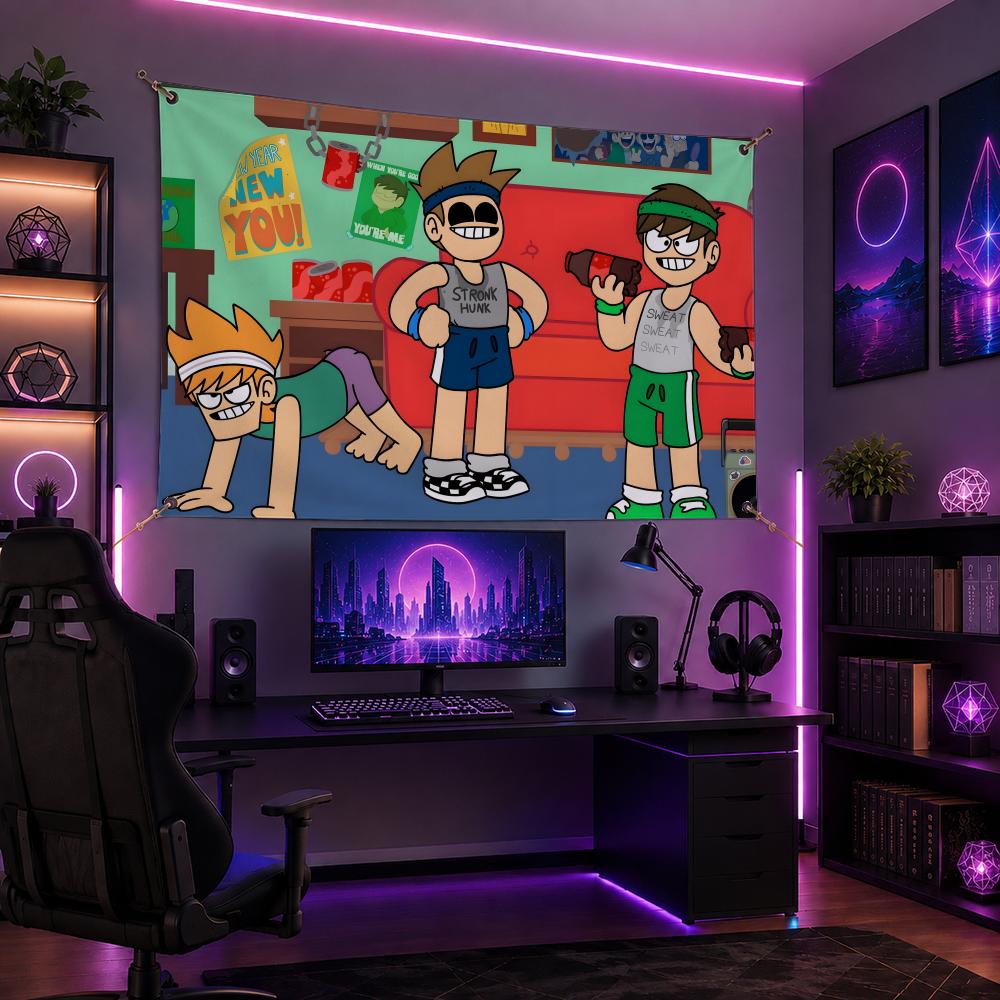 Popular Cartoon E-EddsworldS F - Esports Gaming Banner 评论和价格