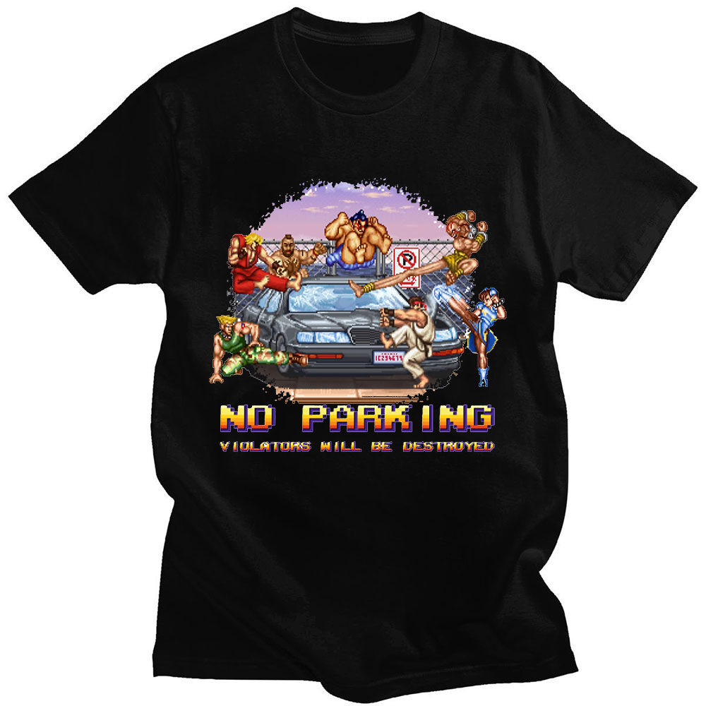 No Parking Violators Will Be D - Esports Gaming T Shirt 评论和价格