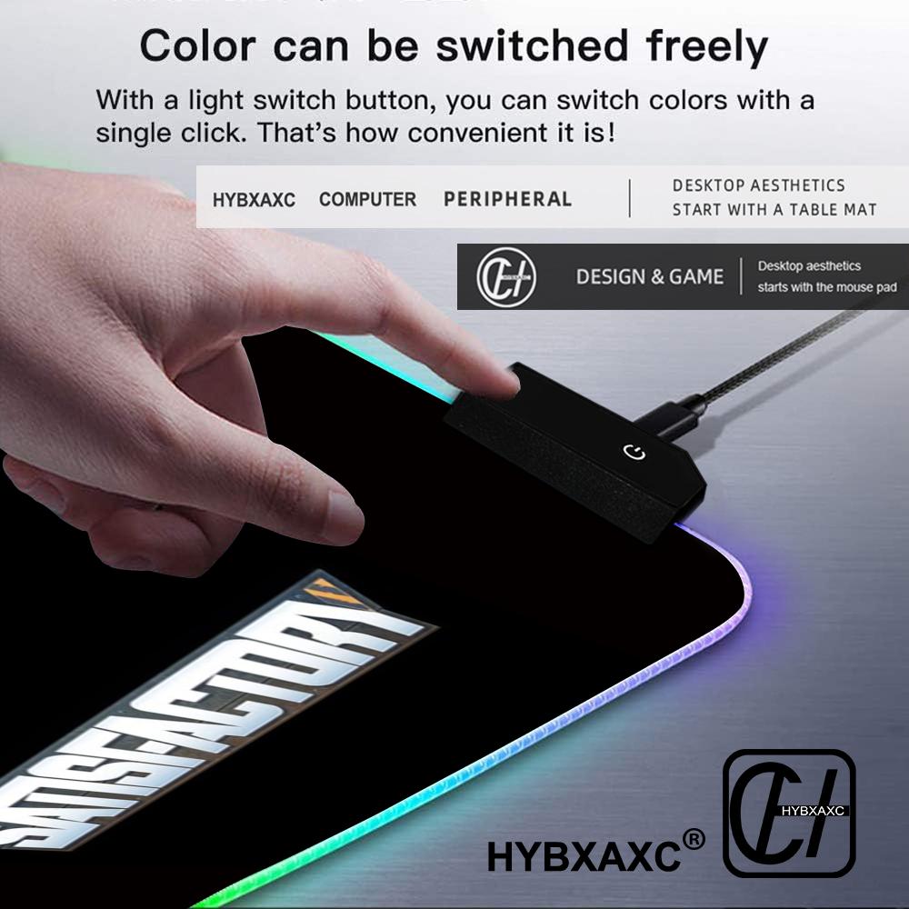RGB LED HD Satisfactory Mouse  - Mouse Pad Extended Rgb 评论和价格