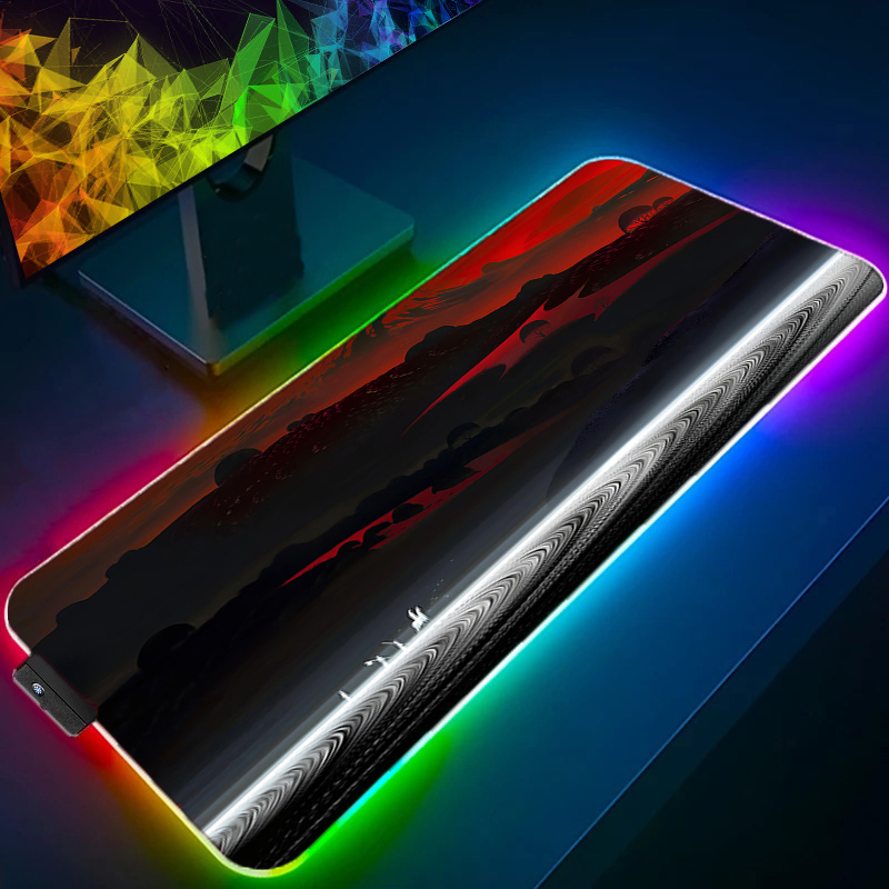 RGB LED Mouse Pad Multi Size G - Mouse Pad Extended Rgb 评论和价格
