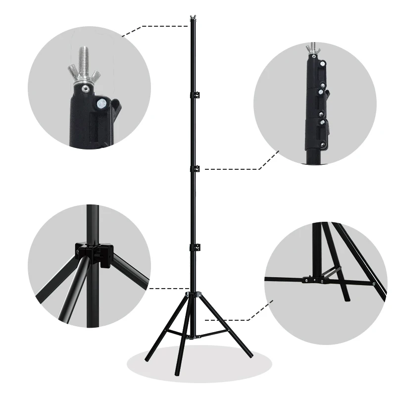 T-Shape Backdrop Stand Kit wit - Green Screen Collapsible 评论和价格