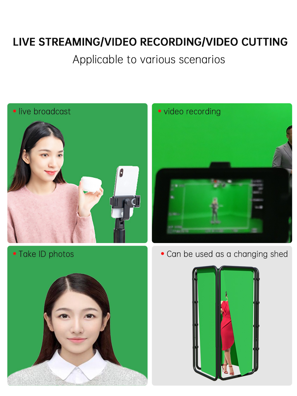 SH 2.4x4M Background Stand Fra - Green Screen Collapsible 评论和价格