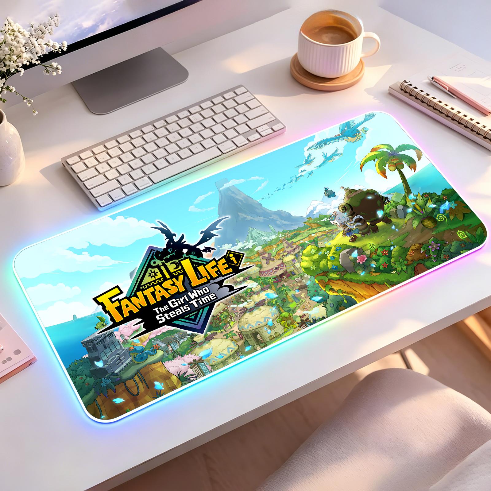 Large RGB backlit esports gami - Mouse Pad Extended Rgb 评论和价格