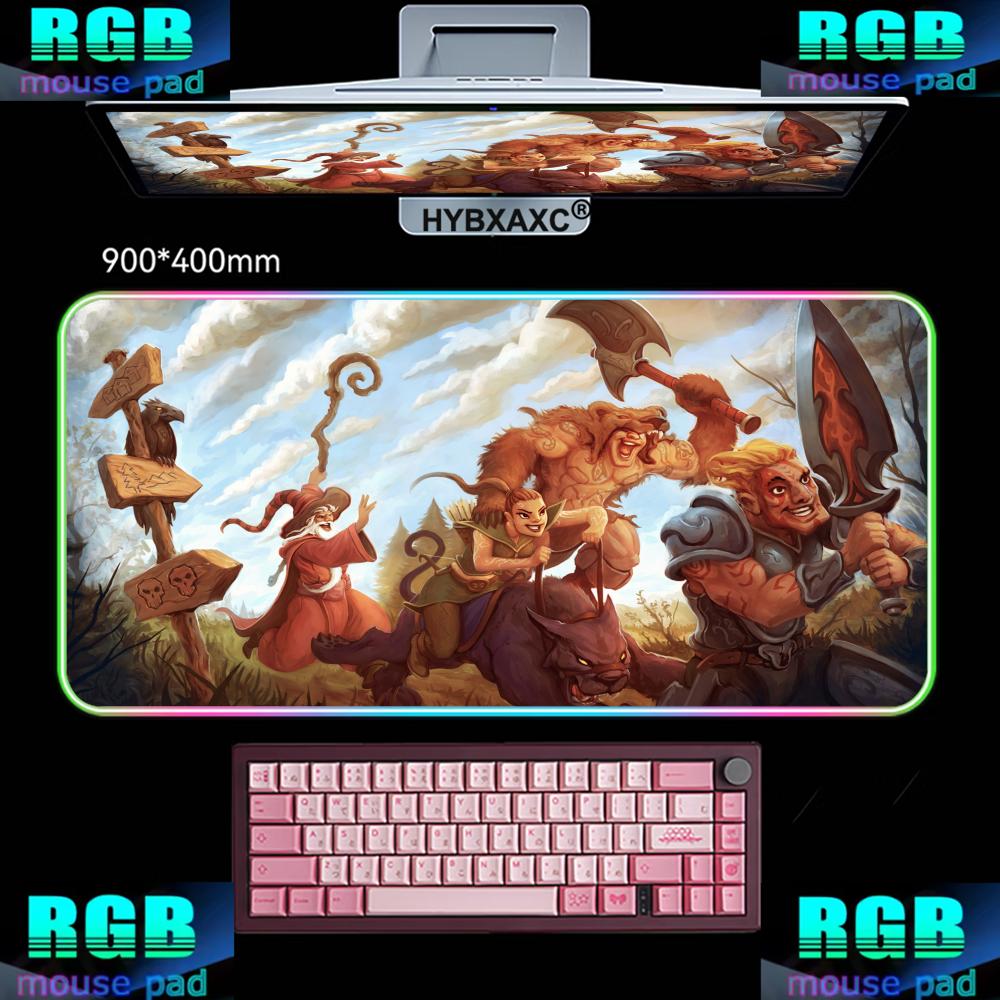 LED HD RGB Tibia Mouse Pad Ove - Mouse Pad Extended Rgb 评论和价格