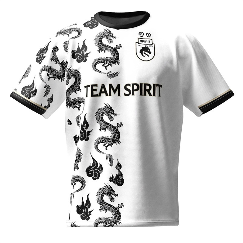 2025 New Team Spirit Jersey T- - Esports Gaming T Shirt 评论和价格