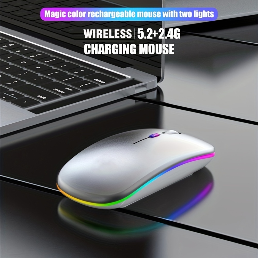 Wireless Mouse RGB Rechargeabl - Esports Gaming Mice 评论和价格