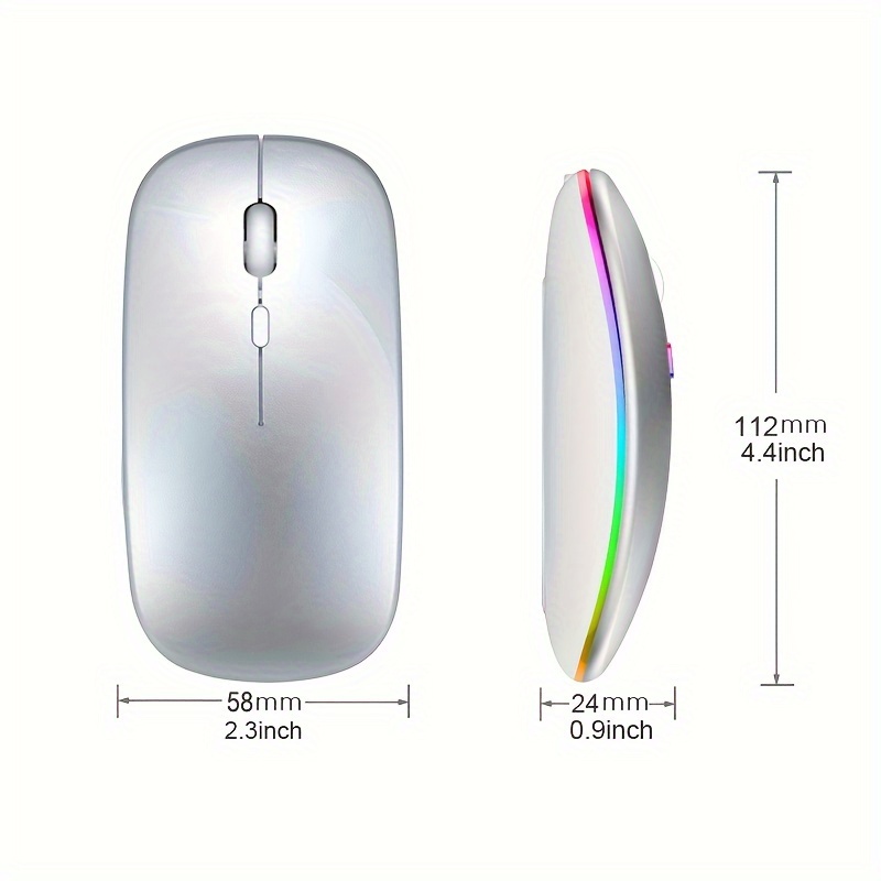 Wireless Mouse RGB Rechargeabl - Esports Gaming Mice 评论和价格