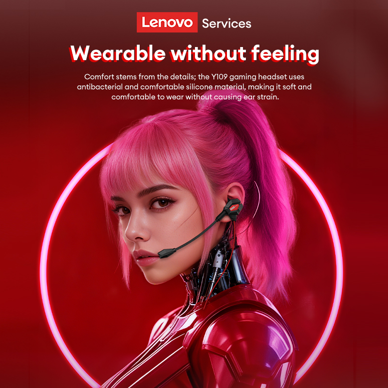 Lenovo Y109 Wired Gaming Heads - Esports Gaming Phone 评论和价格
