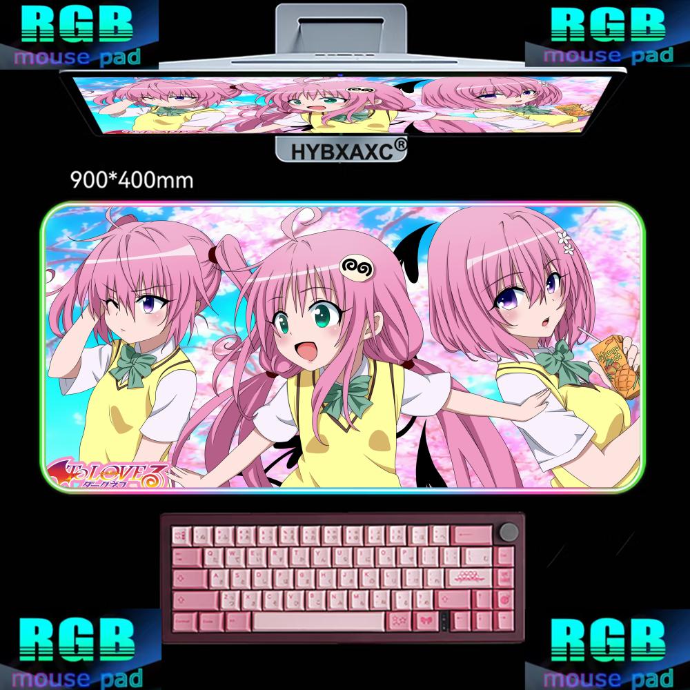 Rubber Mouse Pad To Love-Ru HD - Mouse Pad Extended Rgb 评论和价格