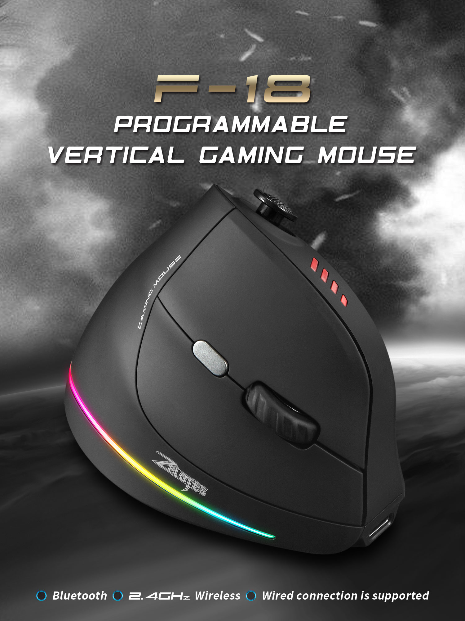 Jomaa RGB Backlit Wireless Ver - Esports Gaming Mice 评论和价格